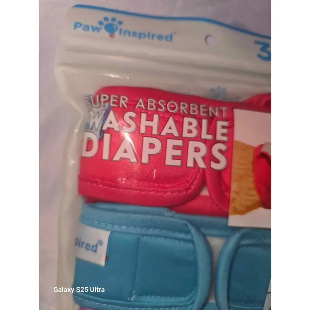 NEW Paw Inspired Washable Diapers sz xs